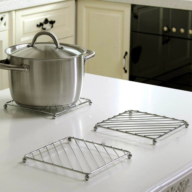 Rế lót nồi inox 4 bi tròn cao cấp kiểu dáng sang trọng | Shopee Việt Nam