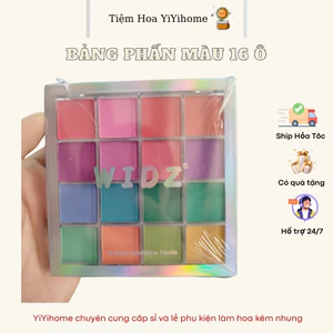 BẢNG PHẤN LÊN MÀU ĐẸP CHO HOA KẼM NHUNG VÀ CỌ TÁN CÁNH HOA XINH ĐẸP ĐỒ THỦ CÔNG HANDMADE YIYIHOME