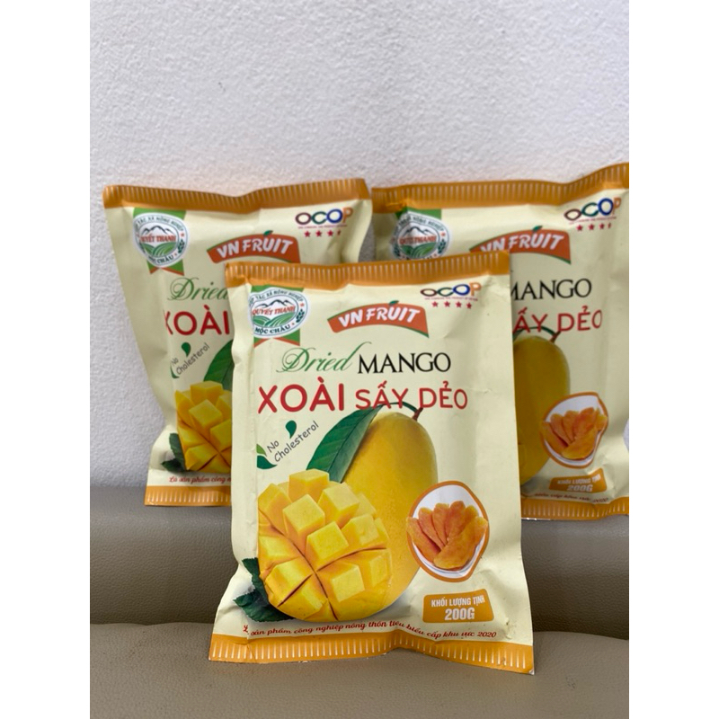 Xoài sấy dẻo Mộc Châu 200gr - Đặc sản Mộc Châu