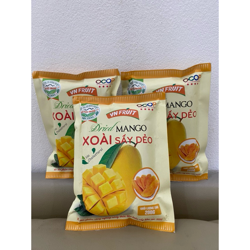 Xoài sấy dẻo Mộc Châu 200gr - Đặc sản Mộc Châu