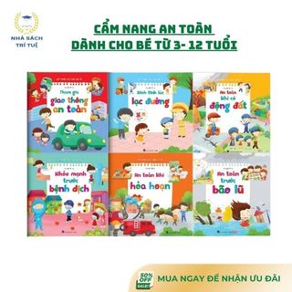 [Chuẩn NXB] Sách - Cẩm nang an toàn dành cho bé từ 3-12 tuổi - Có file nghe và đọc (Bộ 6 cuốn)