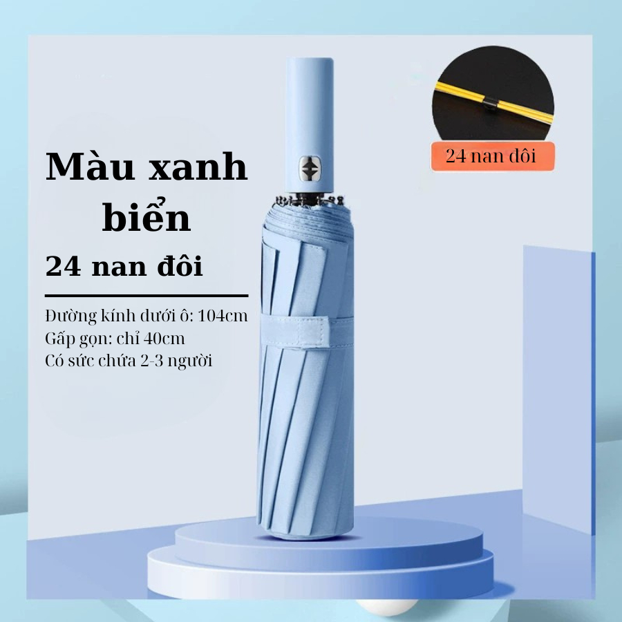Dù 24 Nan Huy Tưởng Chất Liệu Polyester Chống Thấm Đường Kính 105cm | BigBuy360 - bigbuy360.vn