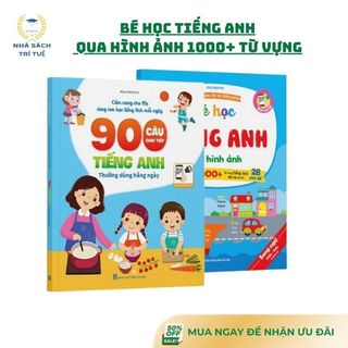 [Chuẩn NXB] Sách - Bé học Tiếng Anh qua hình ảnh - 1000+ từ vựng Tiếng Anh đầu tiên cho bé - Quét mã QR nghe đọc