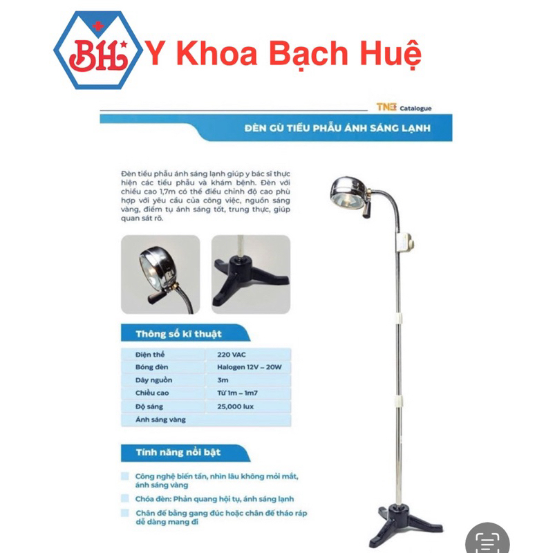 Đèn tiểu phẩu, đèn khám phụ khoa Thành Nhân ánh sáng lạnh
