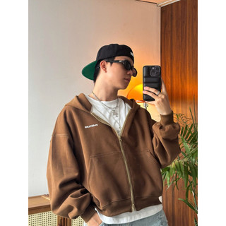 Áo basic hoodie MMESTLINE form Boxy chất vải nỉ 2 da mịn cao cấp