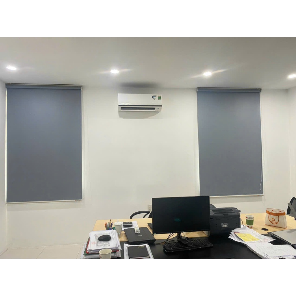 Rèm cuốn chống nắng loại dày cản nắng cản nhiệt 98% che nắng phòng ngủ phòng khách