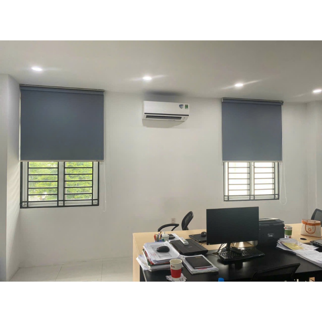 Rèm cuốn chống nắng loại dày cản nắng cản nhiệt 98% che nắng phòng ngủ phòng khách