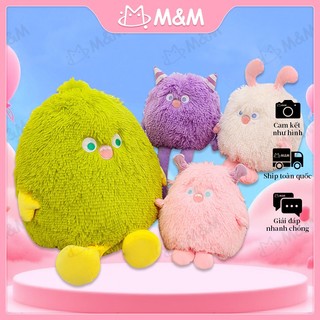 Uuoeebb Thú Nhồi Bông Hình Quái Vật Mắt To Dễ Thương gấu bông M&M giao từ kho Hà Nội