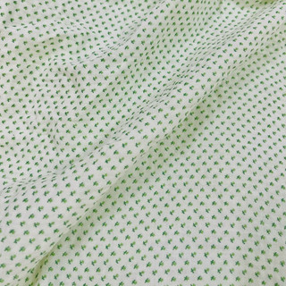 Vải Xô 2 Lớp Cotton 100% In Hoa Nhí Xanh Nhạt Pastel Mềm Rũ Khổ 1m40