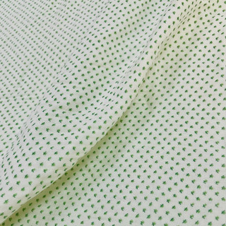 Vải Xô 2 Lớp Cotton 100% In Hoa Nhí Xanh Nhạt Pastel Mềm Rũ Khổ 1m40