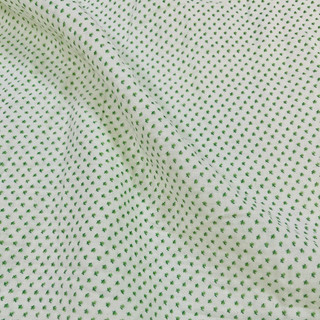 Vải Xô 2 Lớp Cotton 100% In Hoa Nhí Xanh Nhạt Pastel Mềm Rũ Khổ 1m40