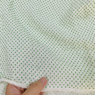 Vải Xô 2 Lớp Cotton 100% In Hoa Nhí Xanh Nhạt Pastel Mềm Rũ Khổ 1m40