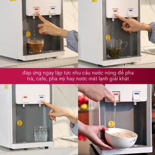 Máy lọc nước UF siêu lọc FUJIHOME WP507C Tích hợp làm nước nóng lạnh, làm lạnh bằng block