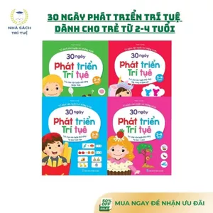 Sách - 30 ngày phát triển trí tuệ dành cho trẻ từ 2 - 4 tuổi