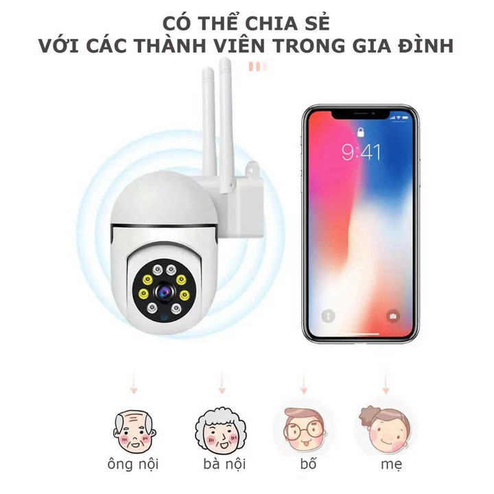 Wi-Fi Security Camera – with Mic – 3
