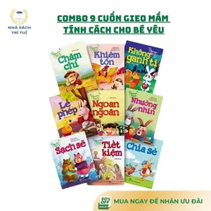 Sách - Combo 9 cuốn gieo mầm tính cách cho bé yêu