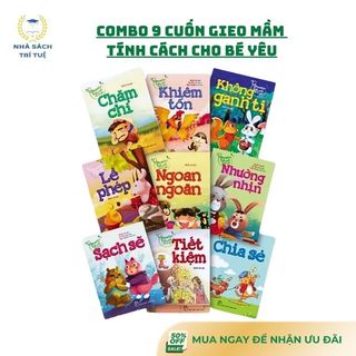 [Chuẩn NXB] Sách - Combo 9 cuốn gieo mầm tính cách cho bé yêu