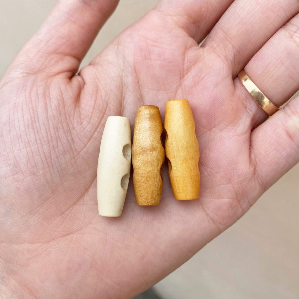 [2 cái] Nút gỗ trụ dài nhiều size