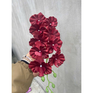 Cành Lan xoăn 98cm chất liệu vải lụa #lan_xoăn #lan_hồ_điệp #hoa_trang_trí_cao_cấp