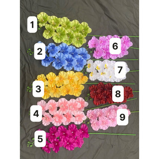 Cành Lan xoăn 98cm chất liệu vải lụa #lan_xoăn #lan_hồ_điệp #hoa_trang_trí_cao_cấp