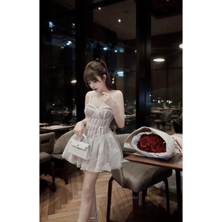 Váy Ren Tầng Cup Ngực MPB