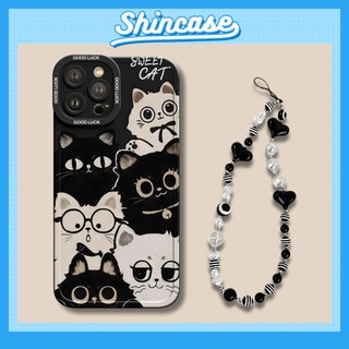 Ốp Lưng iPhone Sweety Cat Cạnh Vuông, Chống Sốc, Bảo Vệ Camera - iP 6/6s/7/8/Plus/X/XS/XR/11/12/13/14/15/16/Pro/Max/Mini