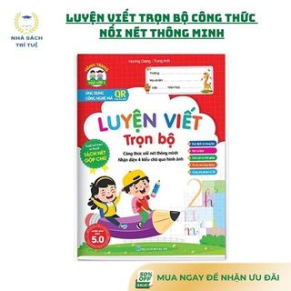[Chuẩn NXB] Sách - Luyện viết trọn bộ - Công thức nối nét thông minh, nhận diện 4 kiểu chữ qua hình ảnh