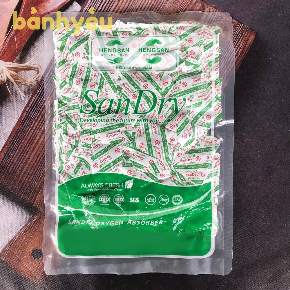 Túi nguyên 200 gói hút ẩm cho bánh kẹo O-BUSTER - BB16A