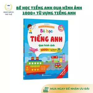 Sách - Bé học Tiếng Anh qua hình ảnh - 1000+ từ vựng Tiếng Anh đầu tiên cho bé - Quét mã QR nghe đọc