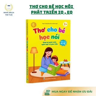 [Chuẩn NXB] Sách - Thơ cho bé học nói - Phát triển IQ, EQ (Bìa cứng)