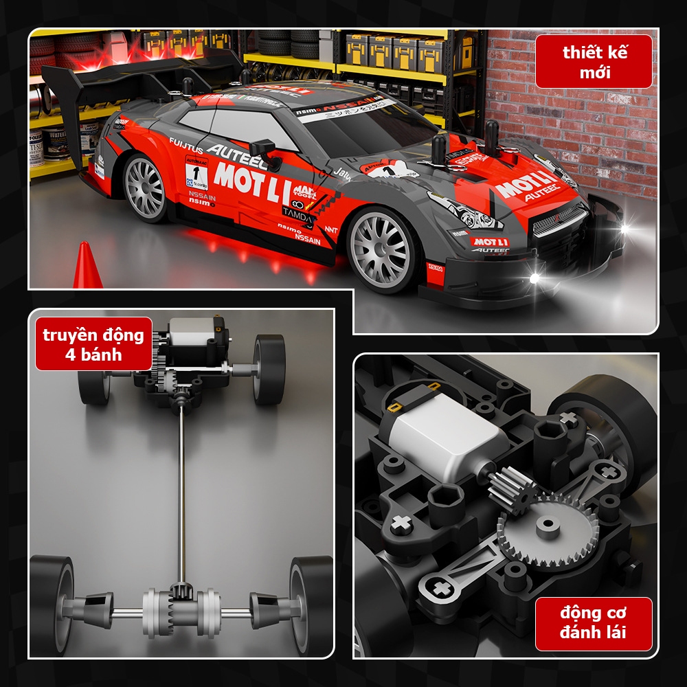 Xe ô tô điều khiển từ xa Drift RC 1:20 tốc độ cao mẫu mới pin sạc cao cấp giá rẻ, đồ chơi ô tô điều khiển từ xa BOBIKIDS