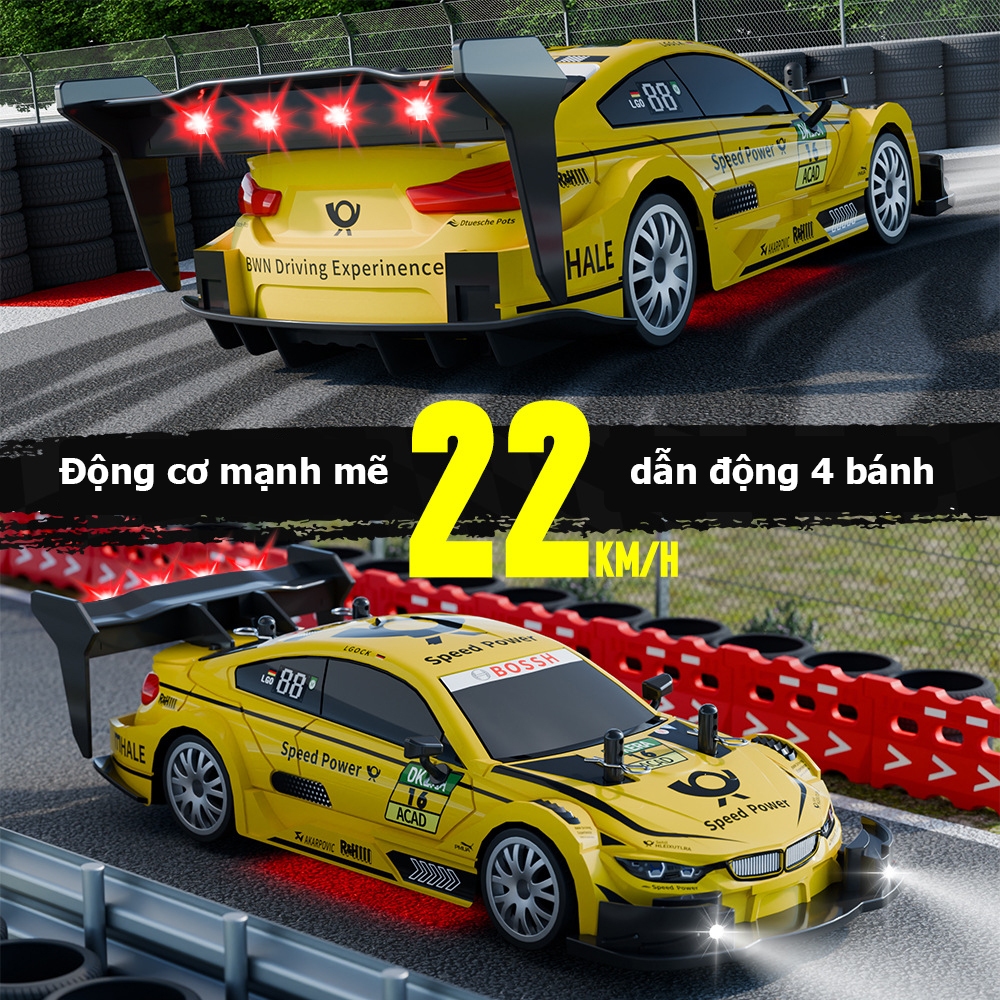 Xe ô tô điều khiển từ xa Drift RC 1:20 tốc độ cao mẫu mới pin sạc cao cấp giá rẻ, đồ chơi ô tô điều khiển từ xa BOBIKIDS