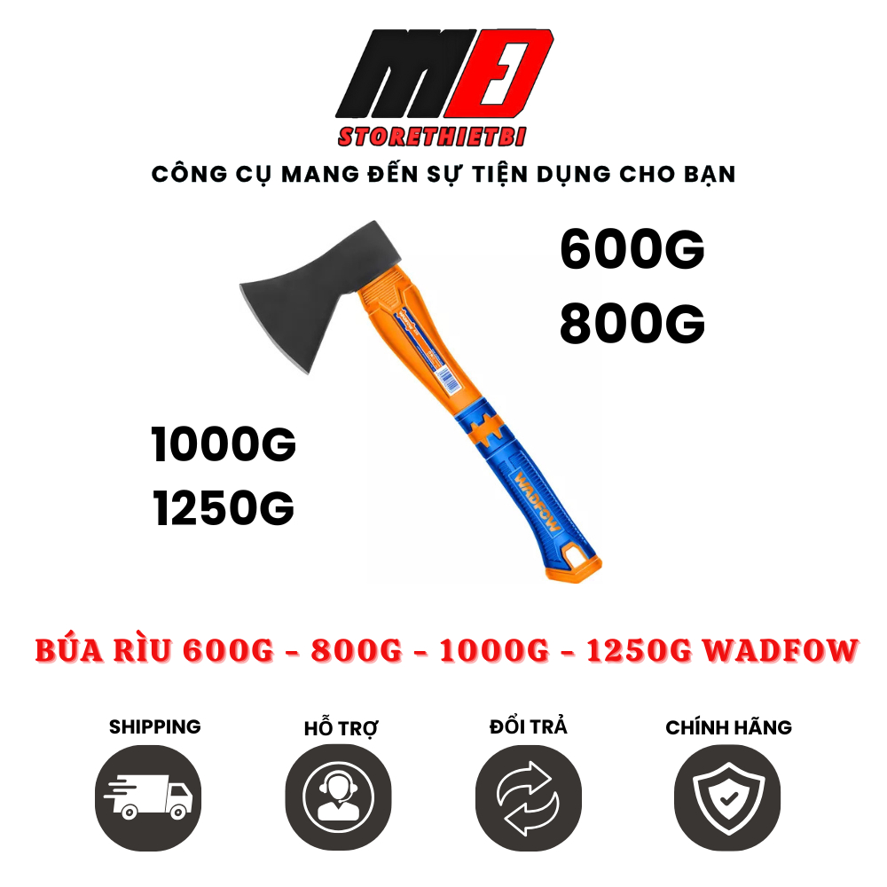 Búa Rìu 600g - 800g - 1000g - 1250g WHM6306 WHM6308 WADFOW Chất Liệu ...