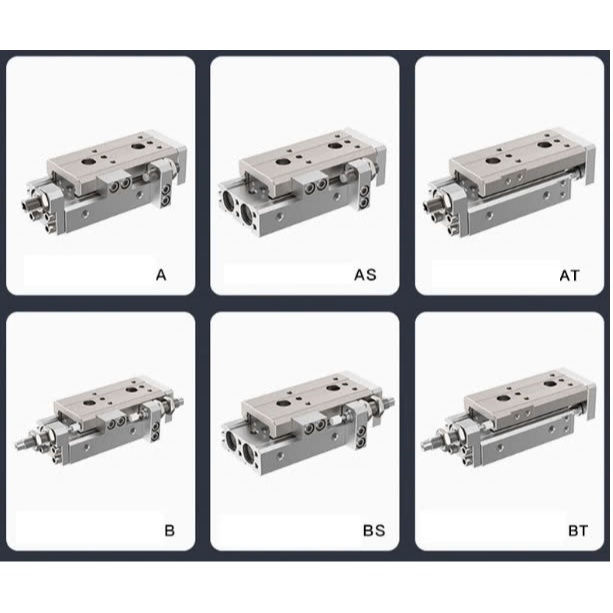 Xylanh trượt SMC MXQ6-10 MXQ6-15 MXQ6-20 MXQ6-25 MXQ6-30 MXQ6-40 MXQ6 ...