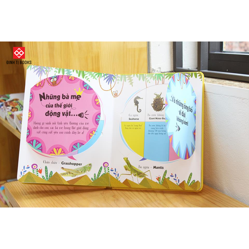 Ảnh Sách - Lift the flap - Lật mở khám phá dành cho trẻ từ 0 - 6 tuổi - Nhiều chủ đề - Đinh Tị Books 4
