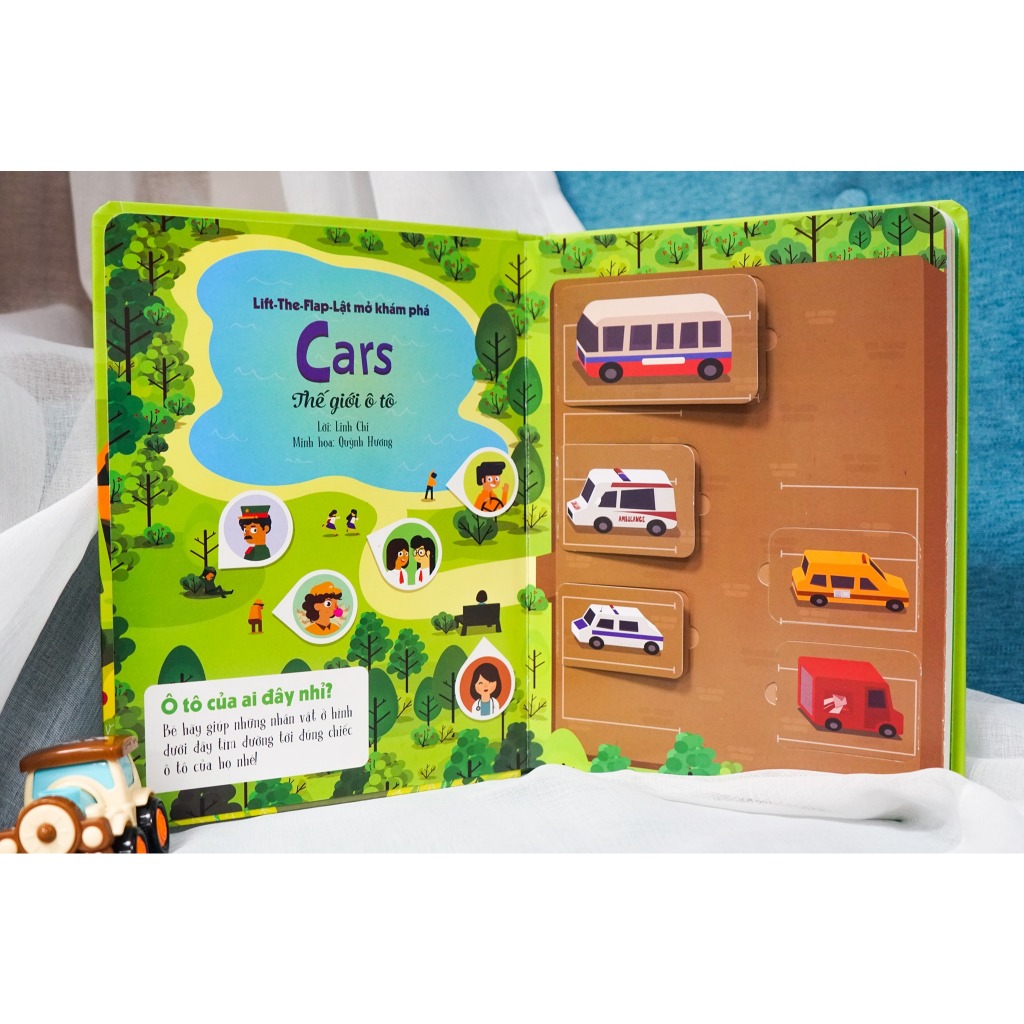 Ảnh Sách - Lift the flap - Lật mở khám phá dành cho trẻ từ 0 - 6 tuổi - Nhiều chủ đề - Đinh Tị Books 2
