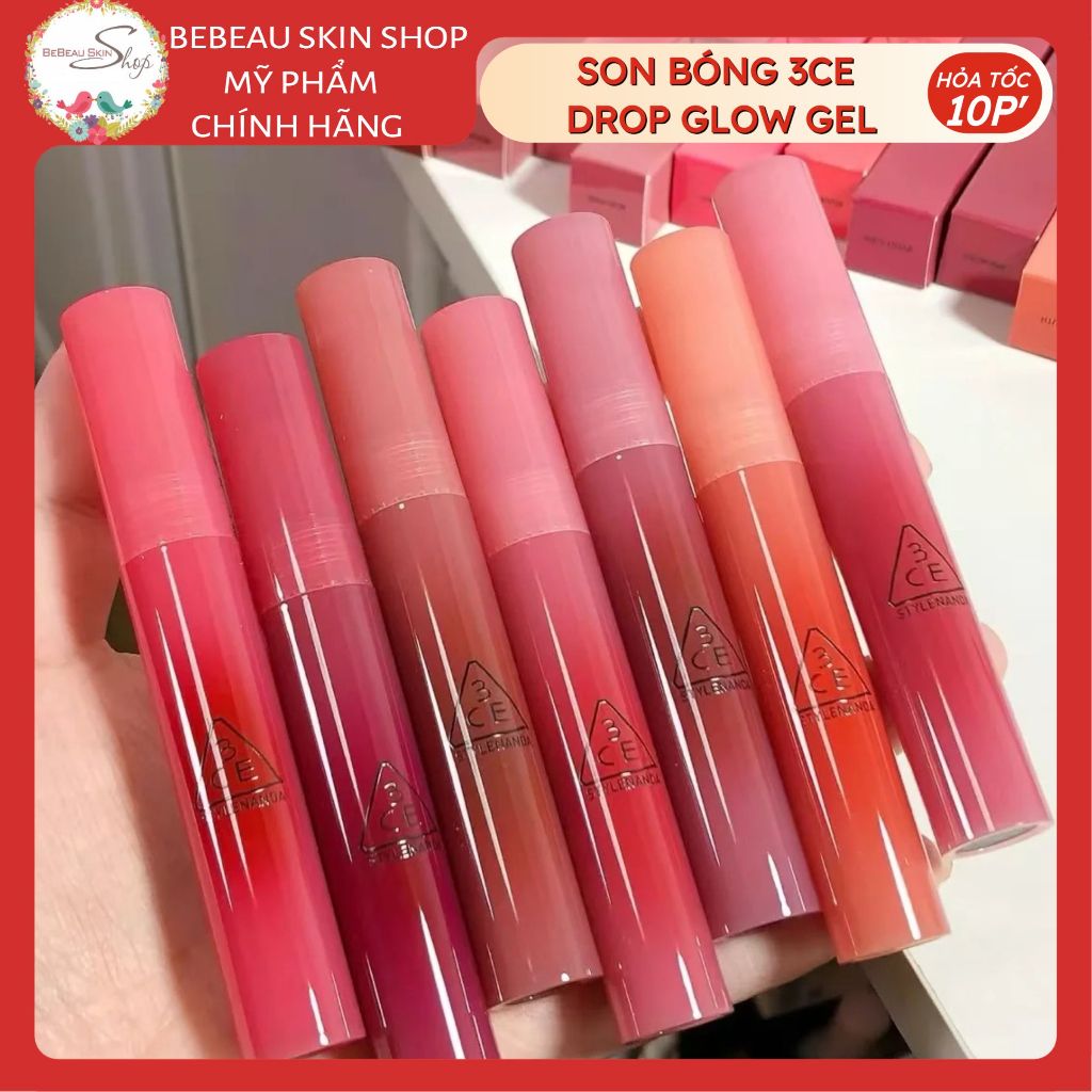 Son 3CE Drop Glow Gel Weekend - Glaze Lip Tint New Motion Tint Bóng Cho ...