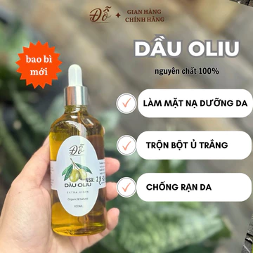 100ml dầu oliu làm đẹp nguyên chất 100%, giảm rạn da và dưỡng ẩm môi, dài mi, tóc, lông mày, tinh dầu massage