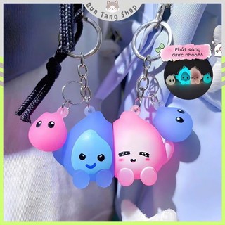 Móc Khóa Đôi Pha Lê Sáng - nhắn shop chỉ cách làm sáng trước khi mua, hoặc xem video - Quà Tặng