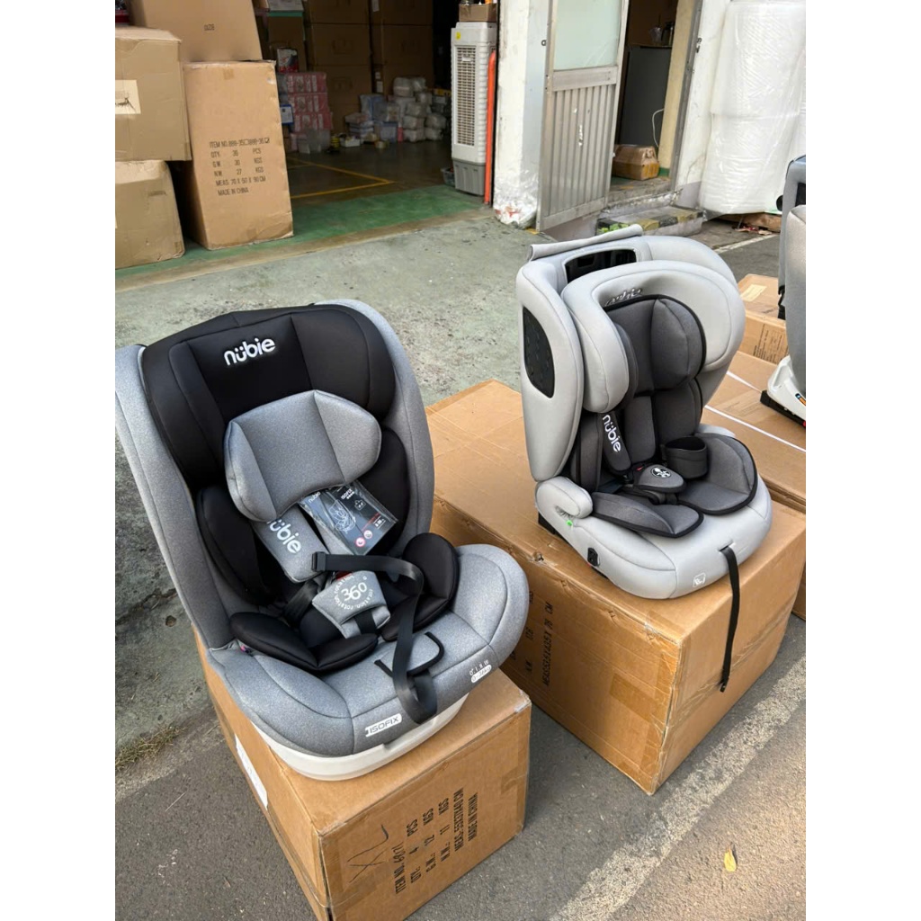 Ghế ngồi ô tô cho bé NUBIE BABY - An toàn, thông minh, đồng hành cùng bé trên mọi nẻo đường (dùng được đến 12 tuổi)
