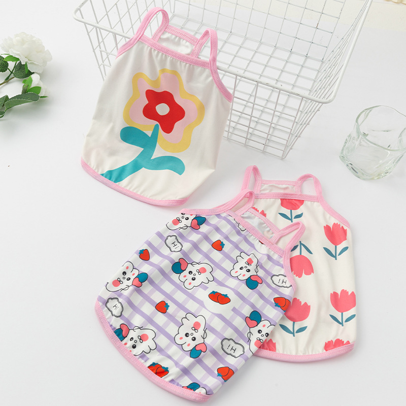 Áo Cho Chó Mùa Hè Đông Poodle Tiny Đực Con Gái Lớn Đầm Mèo Mới Sơ Sinh 1 2 3 Tháng Giá Rẻ Size XS To Nhỏ Hình Gấu 3kg