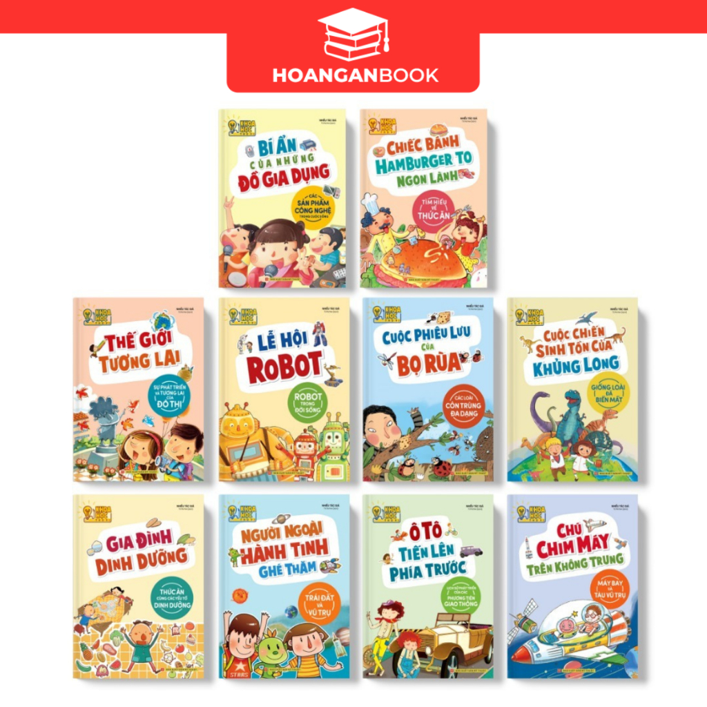 Sách: Bộ 10 Cuốn: Khoa Học Thú  Vị  ---
