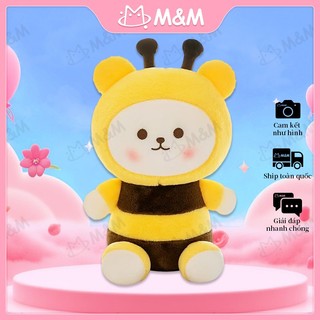 Gấu bông dễ thương ong gấu, đồ chơi sang trọng dễ thương 45cm