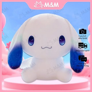 Gấu bông hình chó Yugui, cún nhôi bông Yugui tai dài màu xanh 40cm siêu cute cho bé