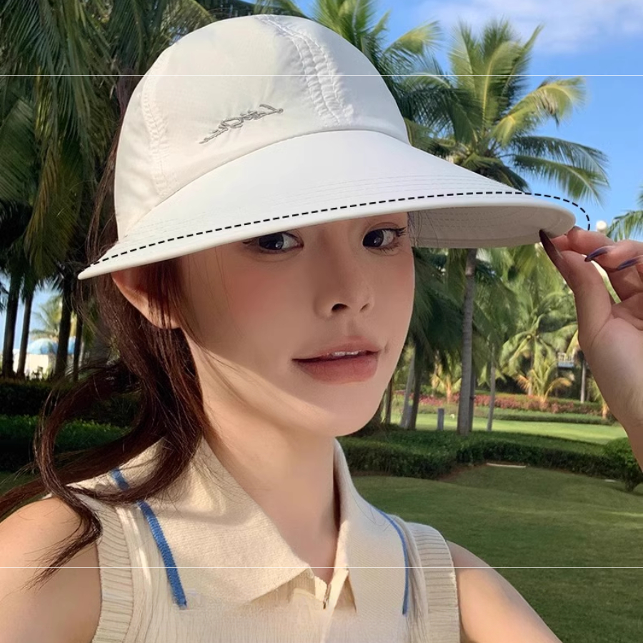 Mũ Thể Thao Lưỡi Trai Nữ, Nón Chống Nắng Nhanh Khô Dành Cho Nữ Mũ Nón Nửa Đầu Loại Mới 2025