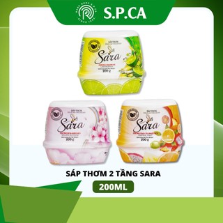 Sáp thơm phòng 2 tầng Sara 200g khử mùi đa năng  - SPCa000006