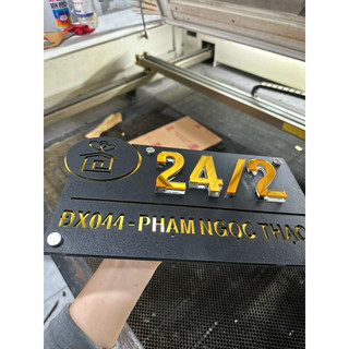 Bảng số nhà chất liệu cao cấp, bền đẹp, sang trọng nhiều kích thước theo yêu cầu