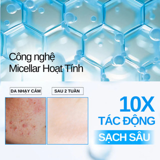 [LIVE] Nước Tẩy Trang Eveline Hyaluron Clinic B5 Ultra Moisturising Micellar Water Dưỡng Ẩm Cho Da 500ml