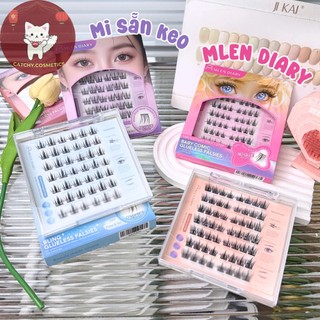 [MLEN DIARY] Mi Giả MLEN DIARY Sẵn Keo, Mi Cụm Anime Sẵn Keo Đen Tự Dính Mềm Mại