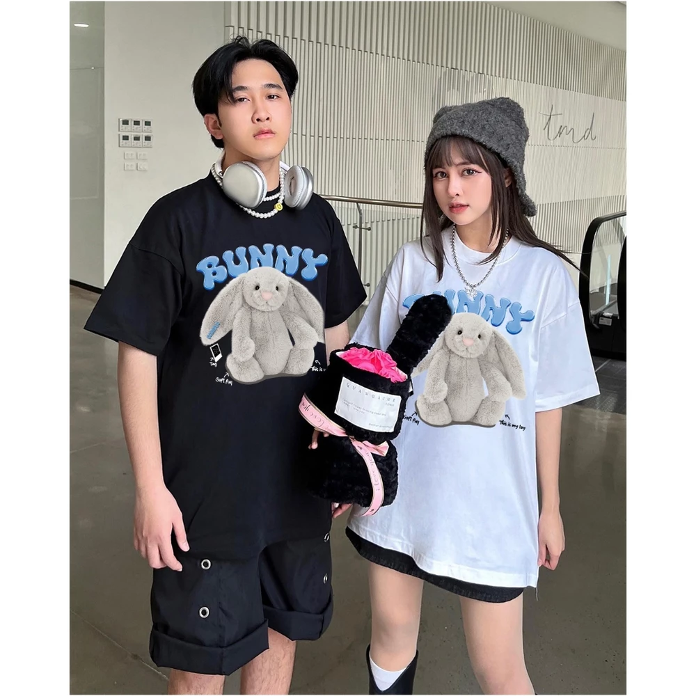 Áo Thun Unisex Tay Lỡ CARADLA Cotton Mềm Mịn Co Dãn Thoáng Mát Form Rộng thumbnail 3